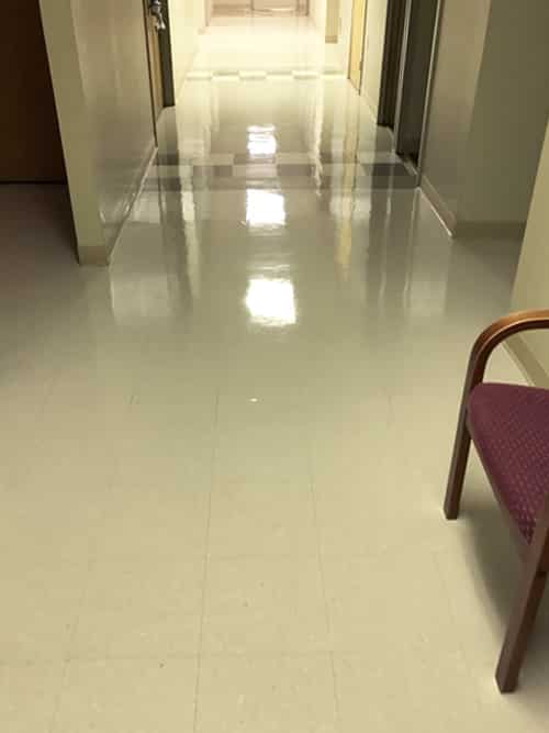 stripping recoating vct floors