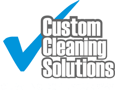 Custom Cleaning Solutions logo white