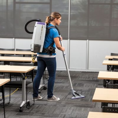 backpack vaccum cleaning