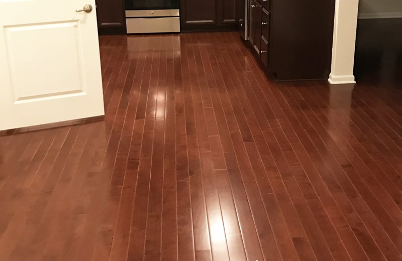 clean wood floor